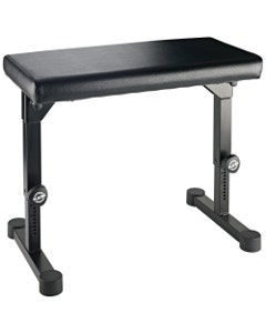 K&M 14087 Compact Height-Adjust Piano Bench Black