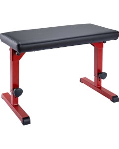 K&M 14087 Compact Height-Adjust Piano Bench Red