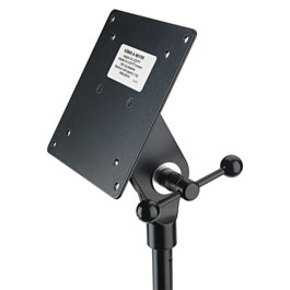 K&M 19685 MONITOR MOUNT ADAPTER For VESA 75-100, T-bar Locking Screw, 3/8-inch Thread