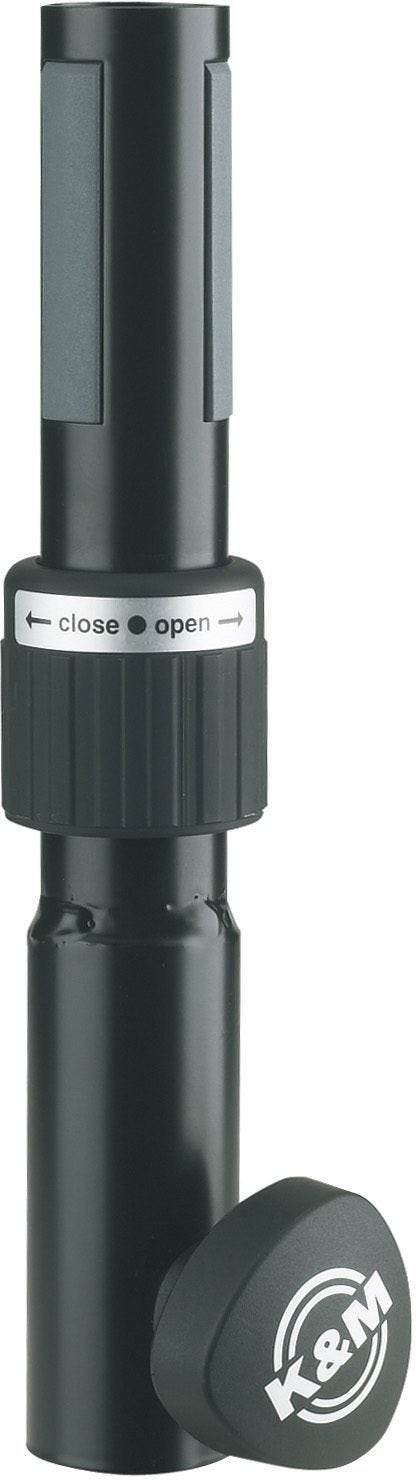 K&M Ring Lock Speaker Pole Adapter Sleeve Black