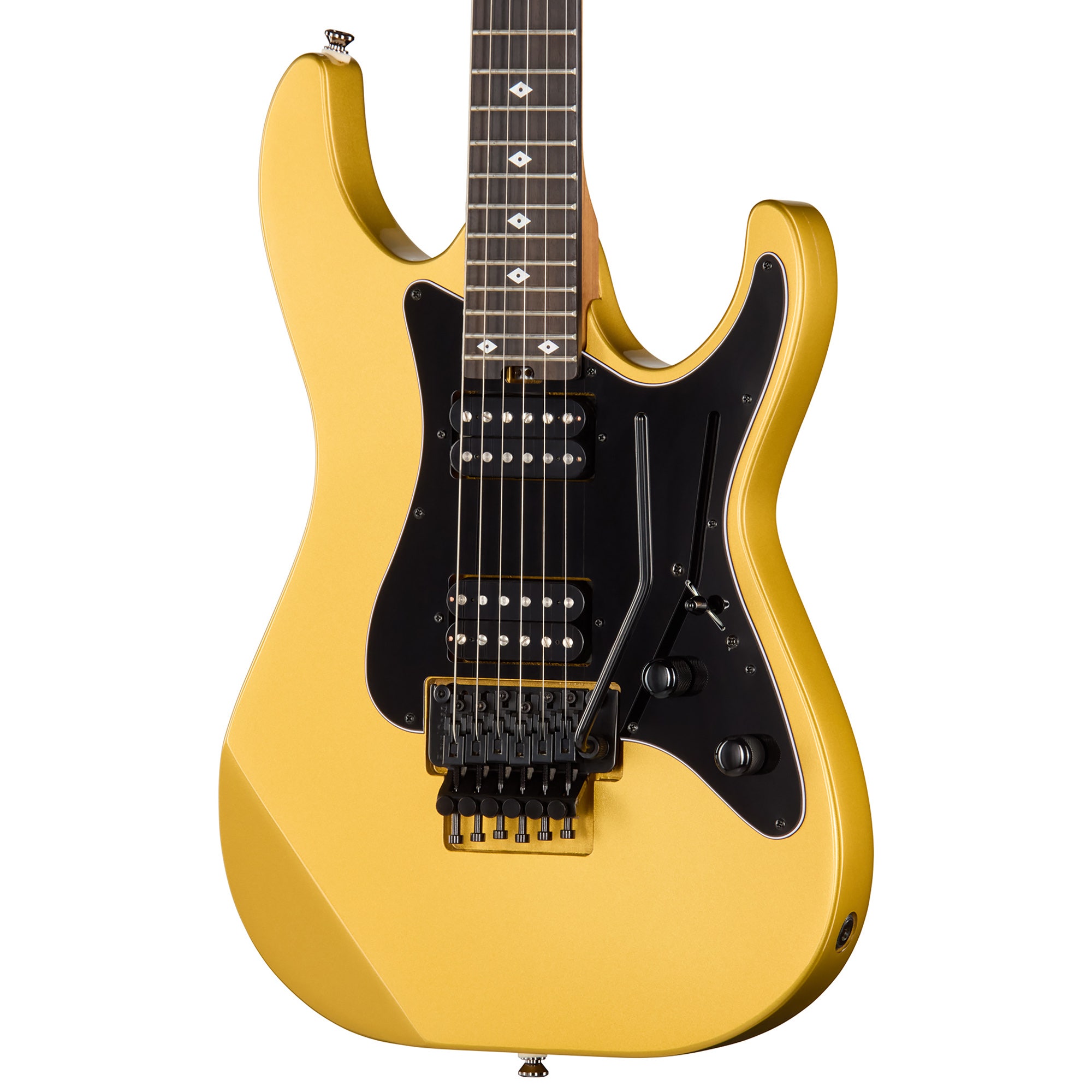Kramer 50th Anniversary Volante HHFR Anniversary Gold Guitar with Bag