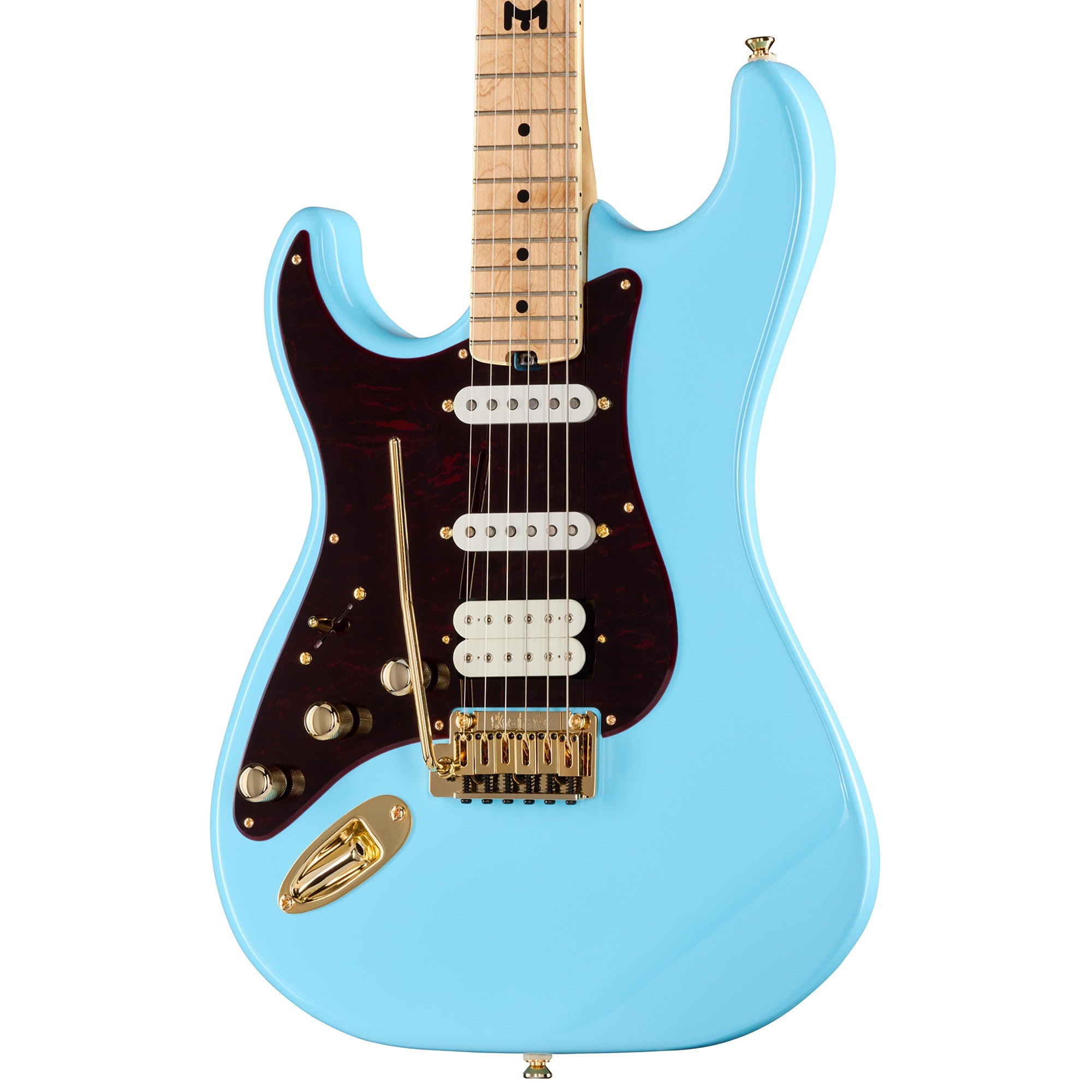 Kramer Malina Moye Pacer Deluxe Splash Blue Left-Handed with Gig Bag