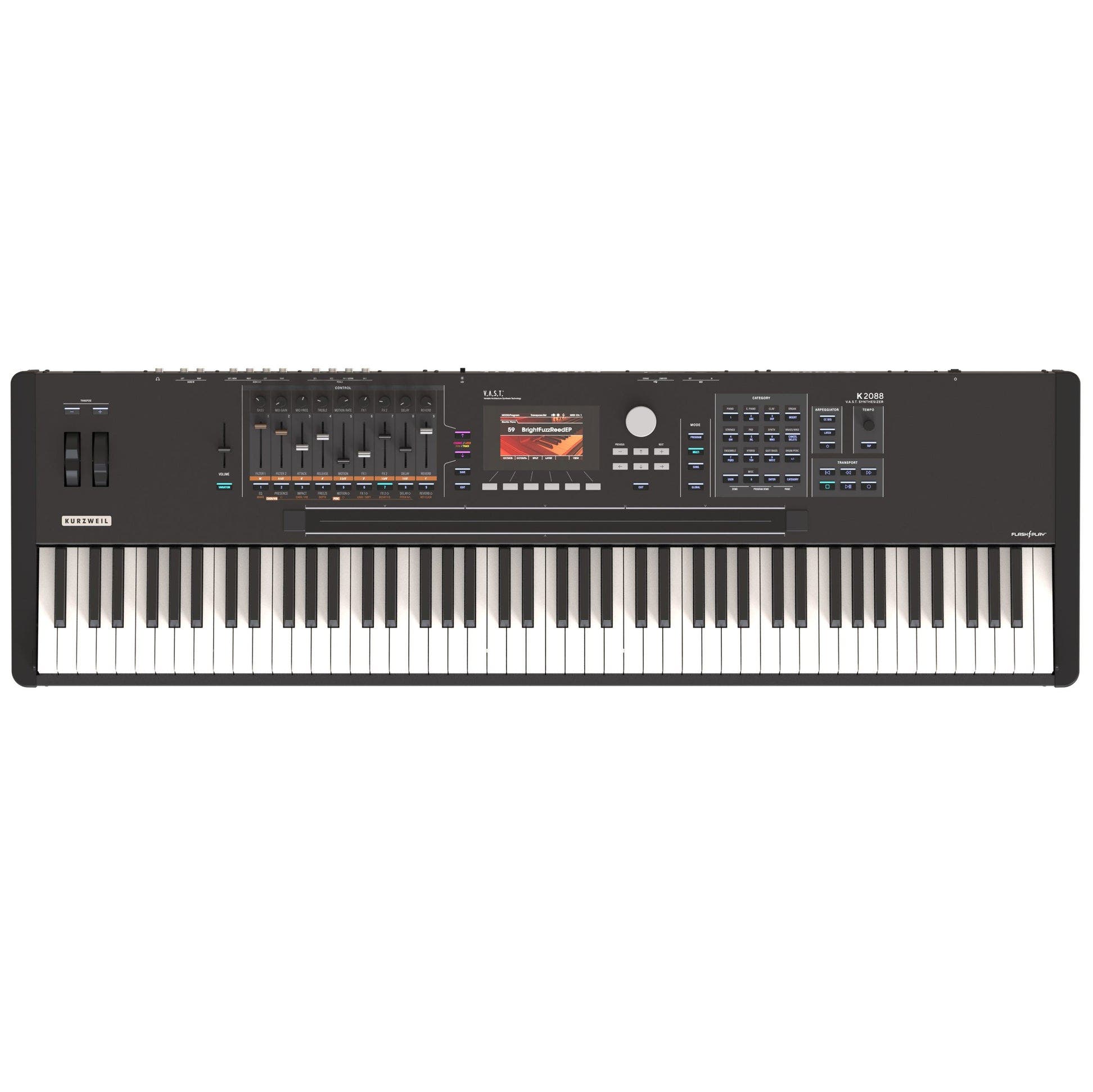 Kurzweil K2088 88-Key VAST Synthesizer Workstation