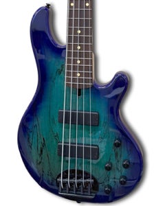 Lakland Skyline 55-01 Deluxe Spalt Top 5-String Bass Guitar Ocean Burst