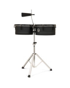 Latin Percussion City Series 256NY Steel Timbales 13/14 Black
