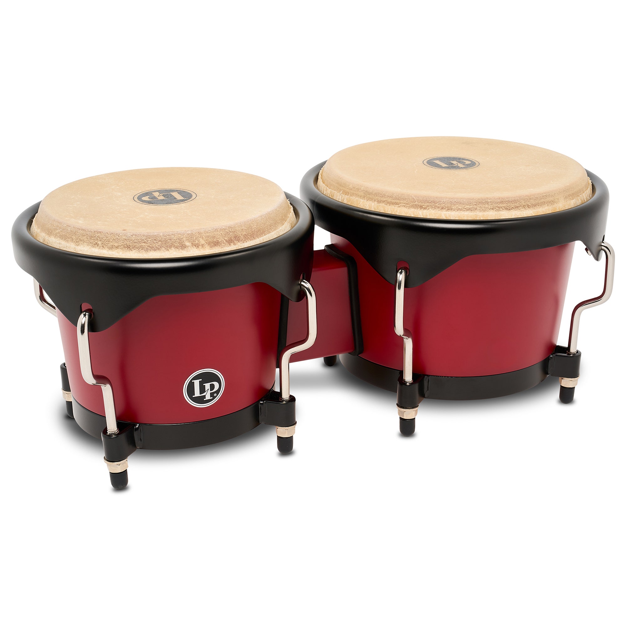 Latin Percussion DiscoveryII 601D Bongos Red