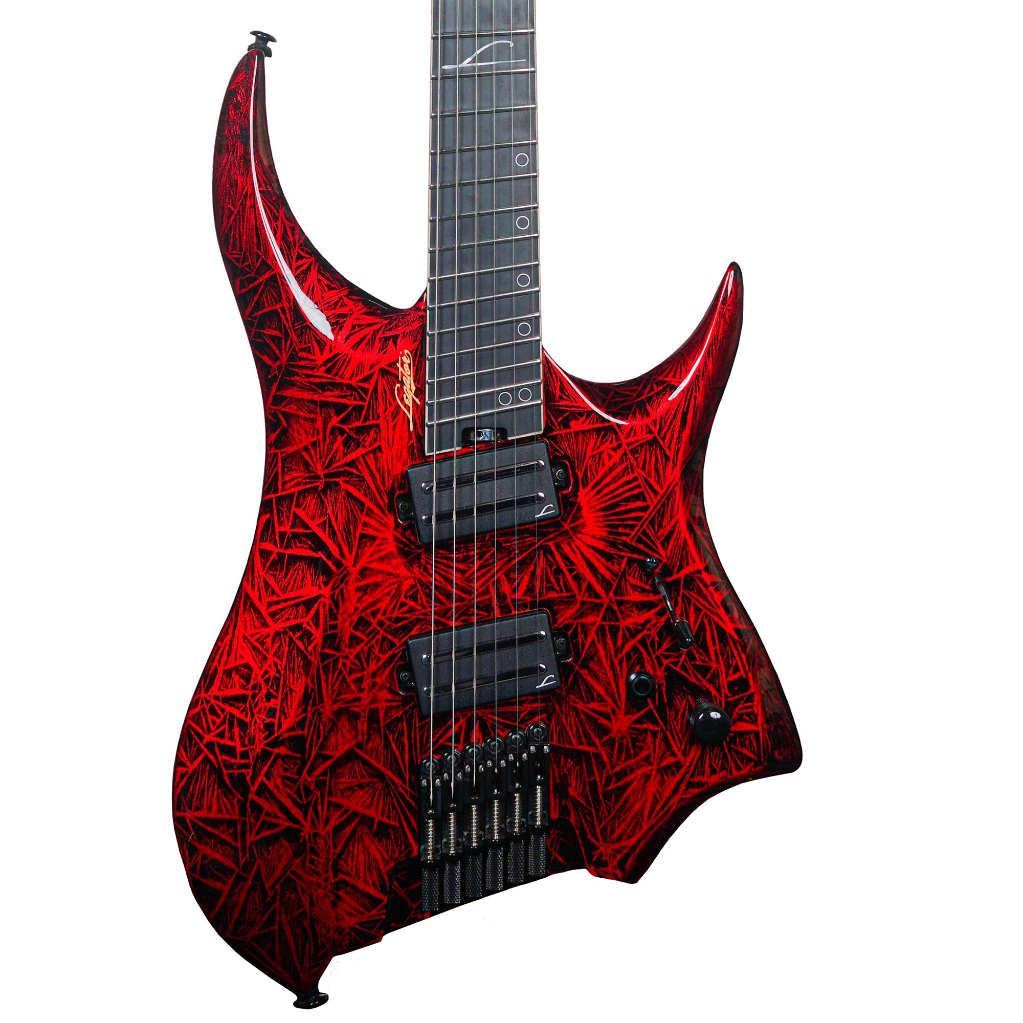 Legator Revenant 6 String Multi-Scale Electric Guitar Bloody Mary