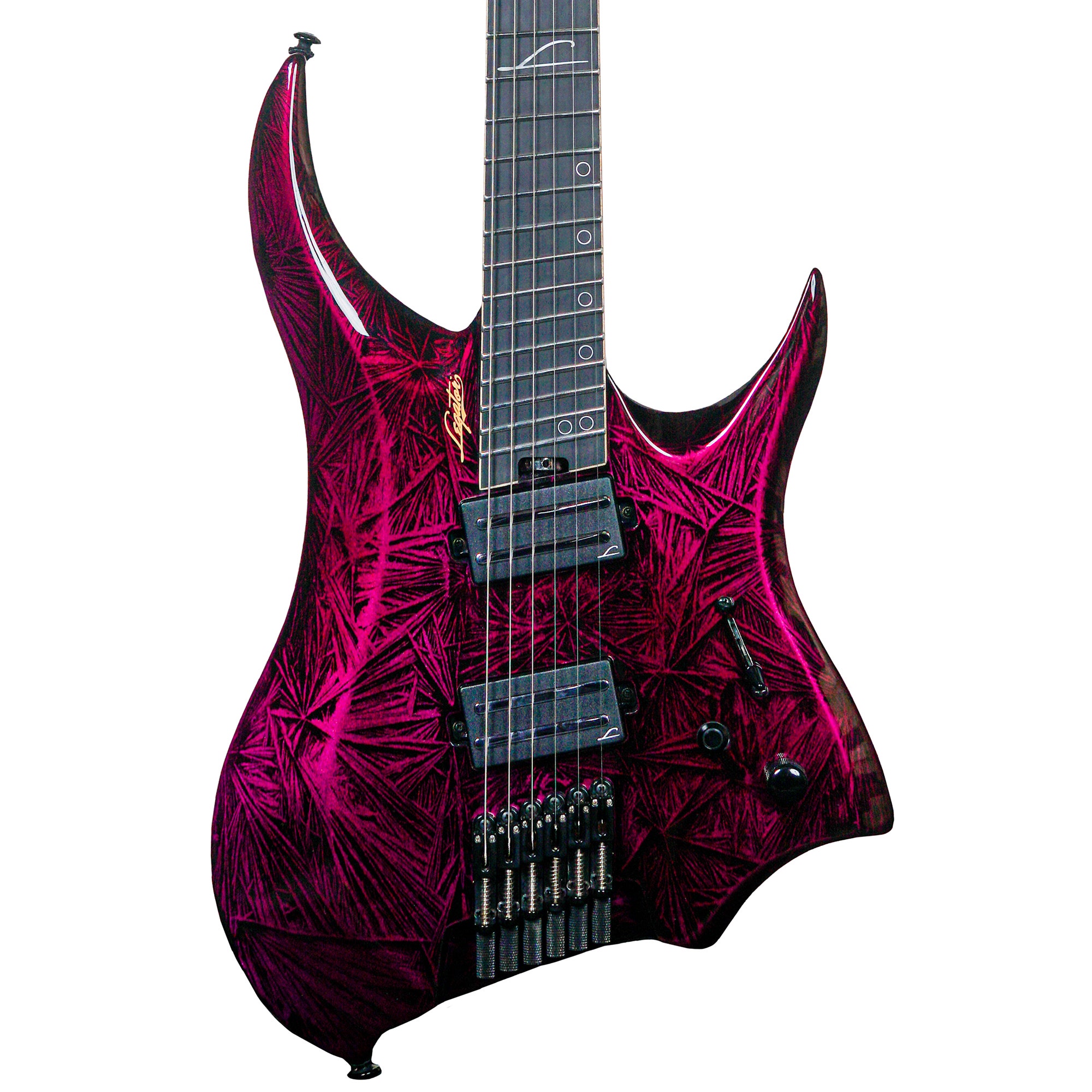 Legator Revenant 6 String Multi-Scale Electric Guitar Purple Rain