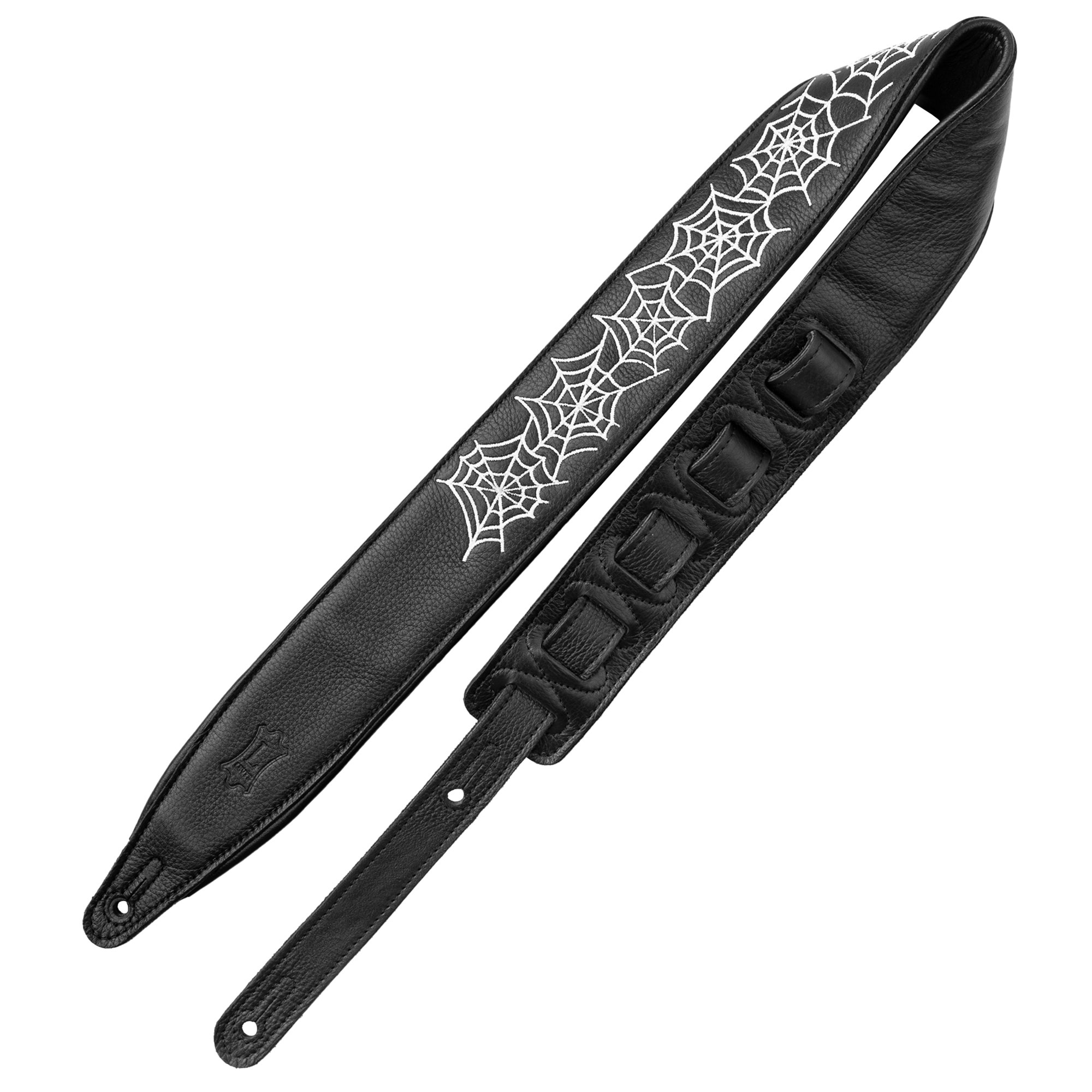 Levys Night Life Series Leather Guitar Strap