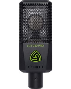 Lewitt LCT 240 Pro Large Diaphragm Cardioid Condenser Microphone Black