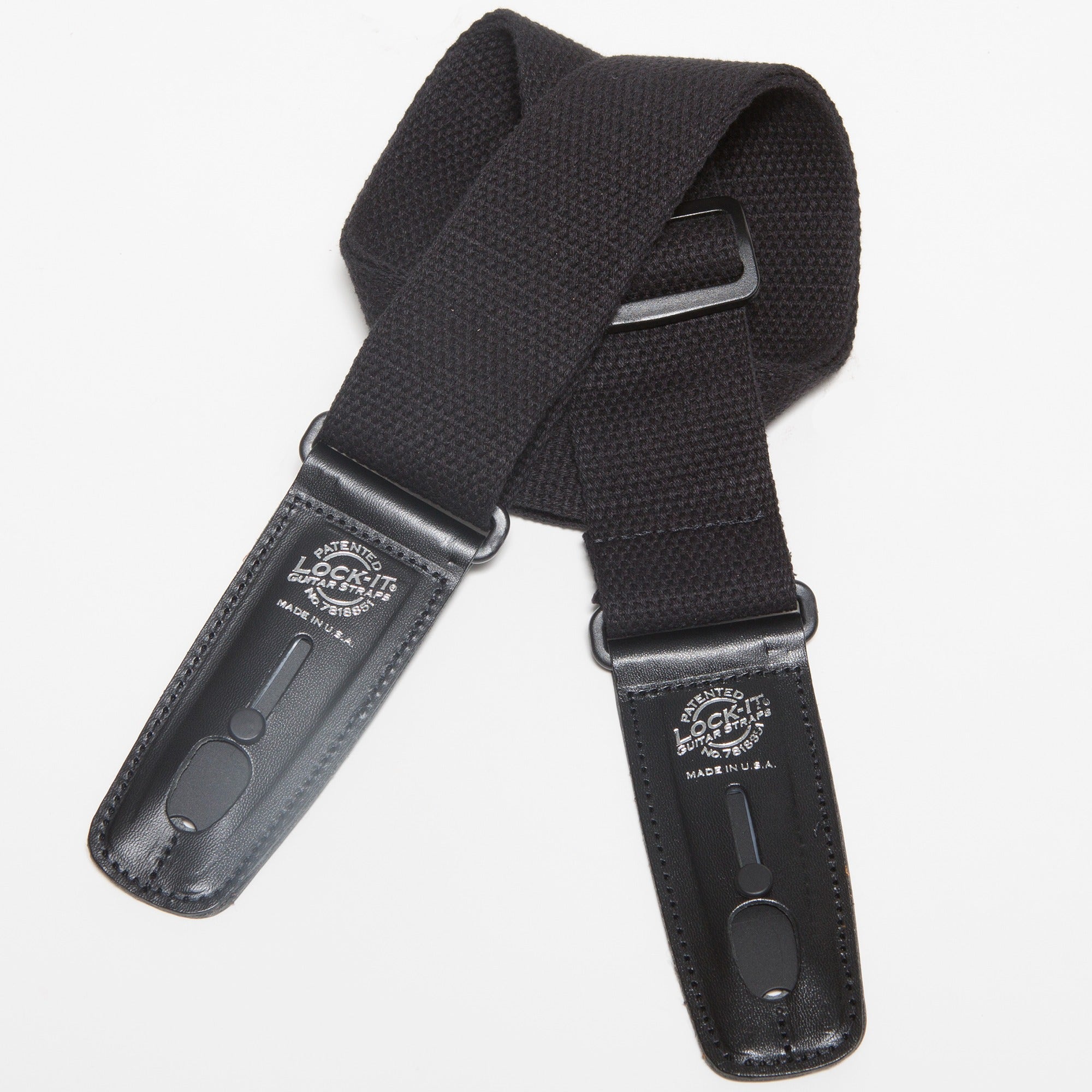 Lock-It Straps Cotton Series Black