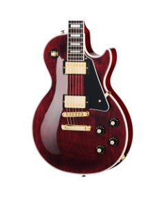 Gibson USA Les Paul Custom 70s Guitar Wine Red with Case