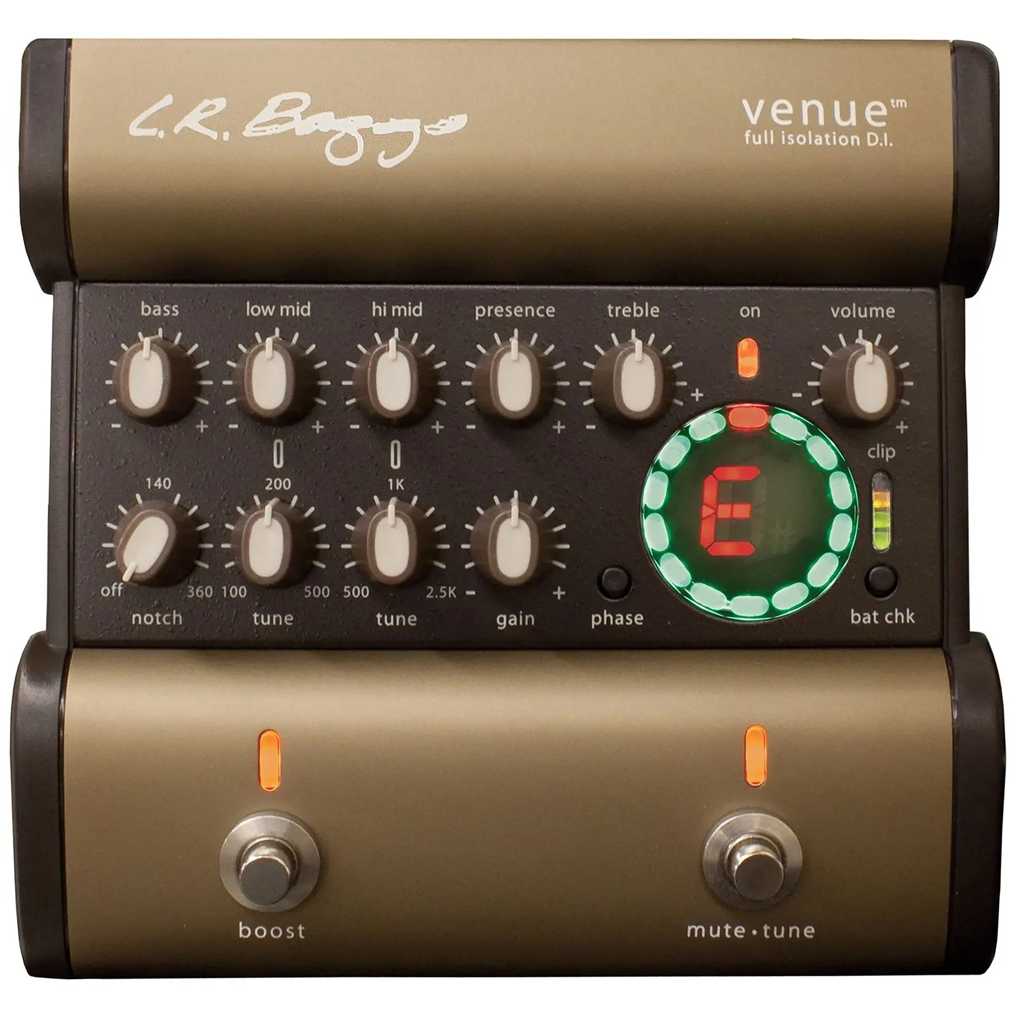 LR Baggs Venue DI Acoustic Guitar Preamp Pedal with Bag