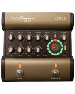LR Baggs Venue DI Acoustic Guitar Preamp Pedal with Bag