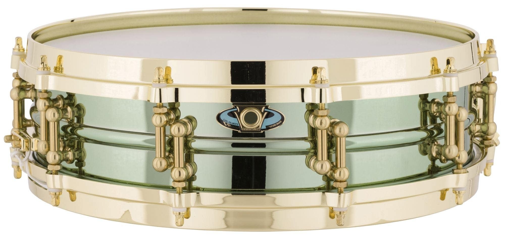 Ludwig Carl Palmer 3.7 x14 Venus Snare Green Brass