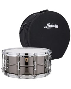 Ludwig LB417T Black Beauty 6.5x14 Snare with Bag