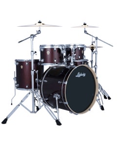 Ludwig Evolution 5-Piece Drum Set with Hardware and 101 Cymbals