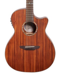Luna High Tide Koa Grand Concert Acoustic Electric Guitar