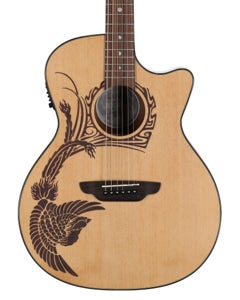 Luna Oracle Phoenix Spruce Acoustic Electric Guitar