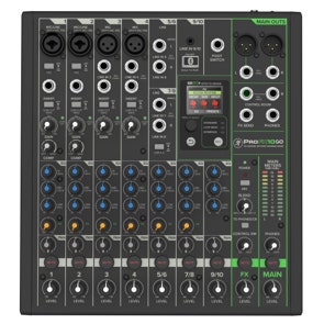 Mackie ProFX10GO 10-Channel Battery Powered Mixer