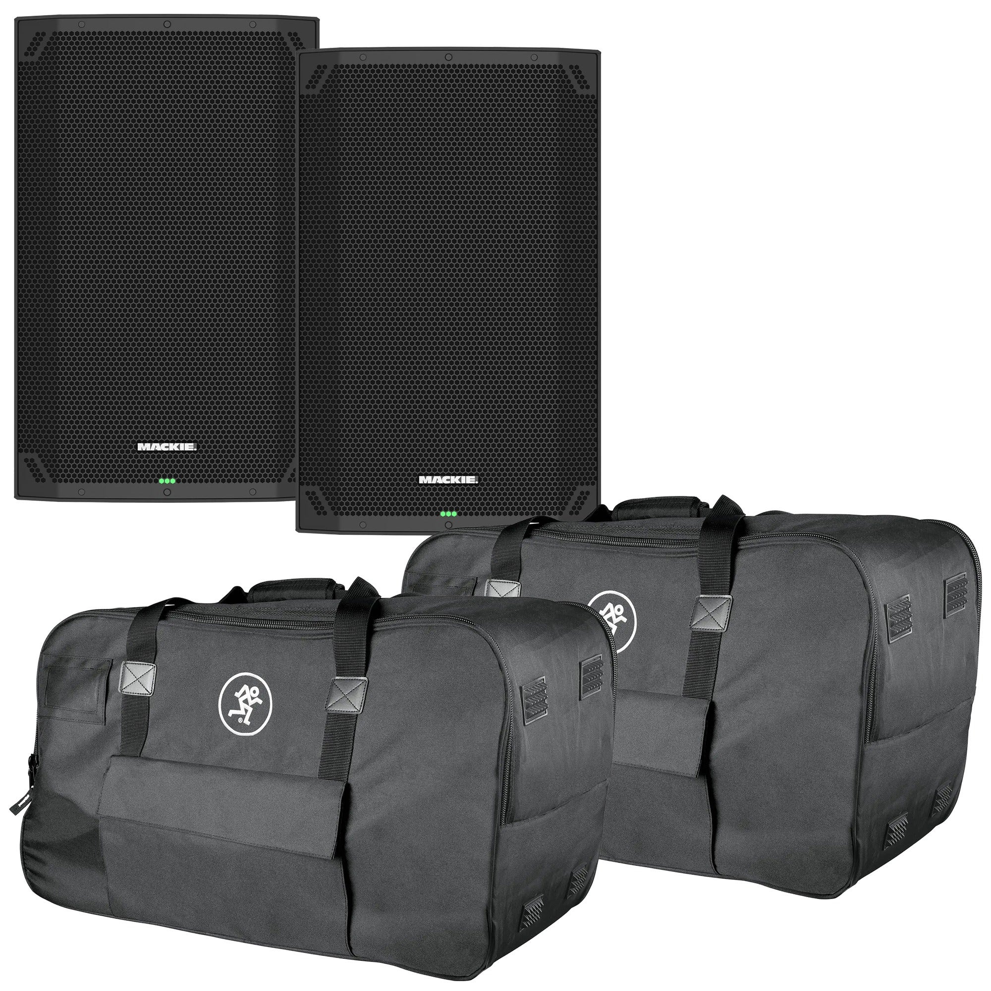 Mackie Thump15v4 15 Inch Powered Speaker Pair with Covers