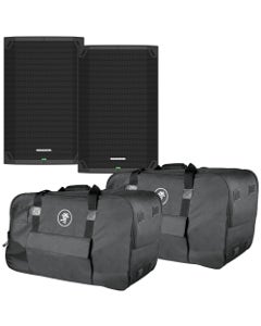 Mackie Thump15v4 15 Inch Powered Speaker Pair with Covers