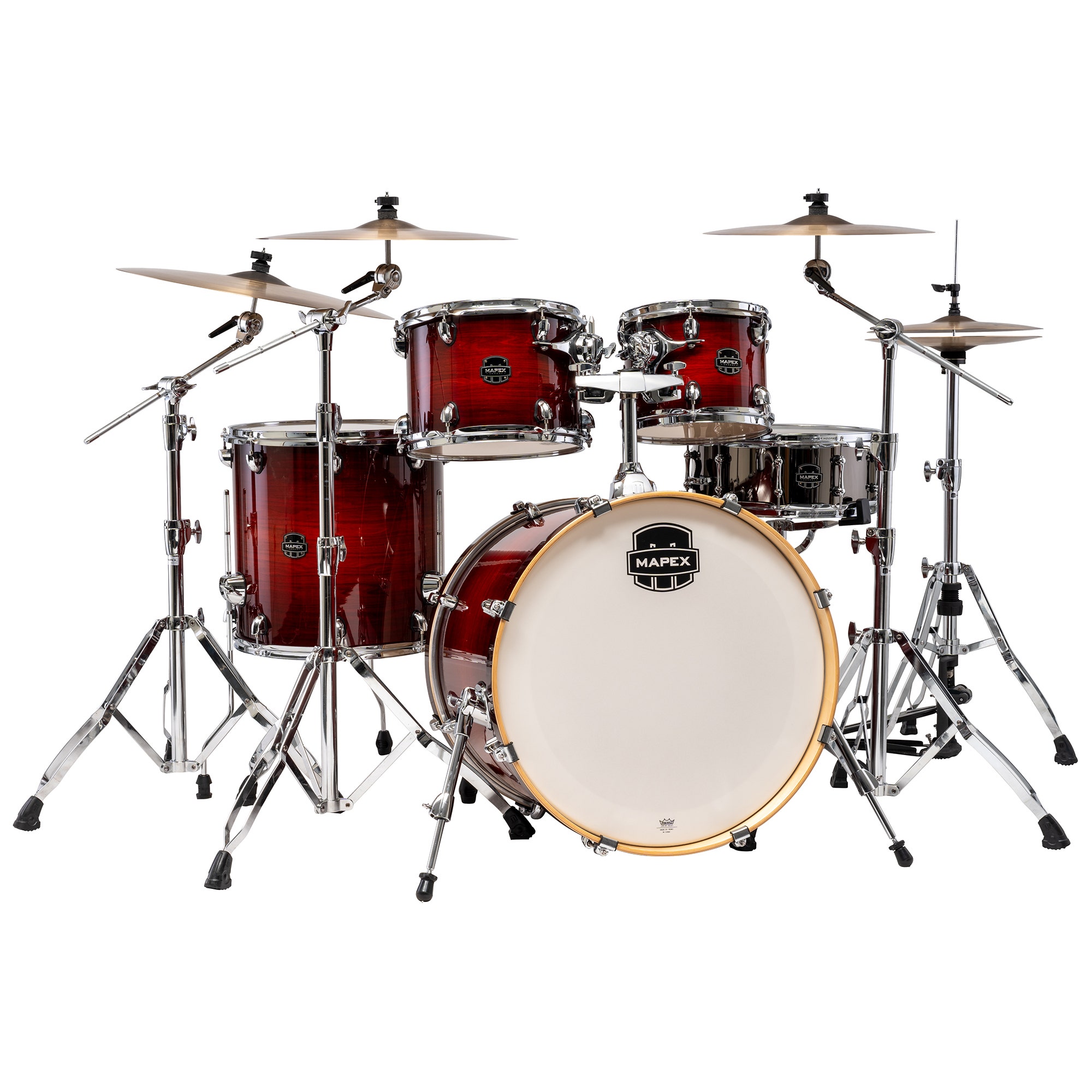 Mapex Armory Rock 5Pc Shell Kit Red Onyx Brst