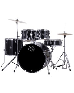 Mapex Comet Complete 5-Piece Drum Set Dark Black