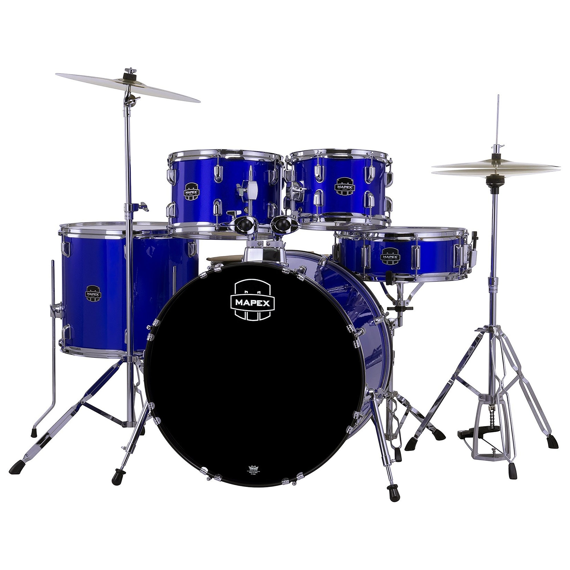 Mapex Comet Complete 5-Piece Drum Set Indigo Blue