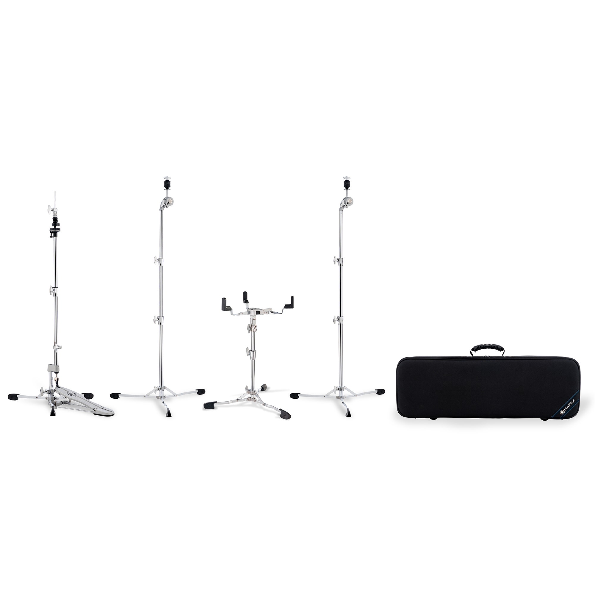 Mapex Streetlite Hardware Pack CSL x2 Cymbal Stand - HSL Hi-Hat Stand - SSL Snare Stand Bag