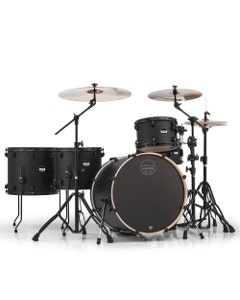 Mapex Mars Ltd Crossover 5-Piece Shell Kit Black Hardware on Nightwood