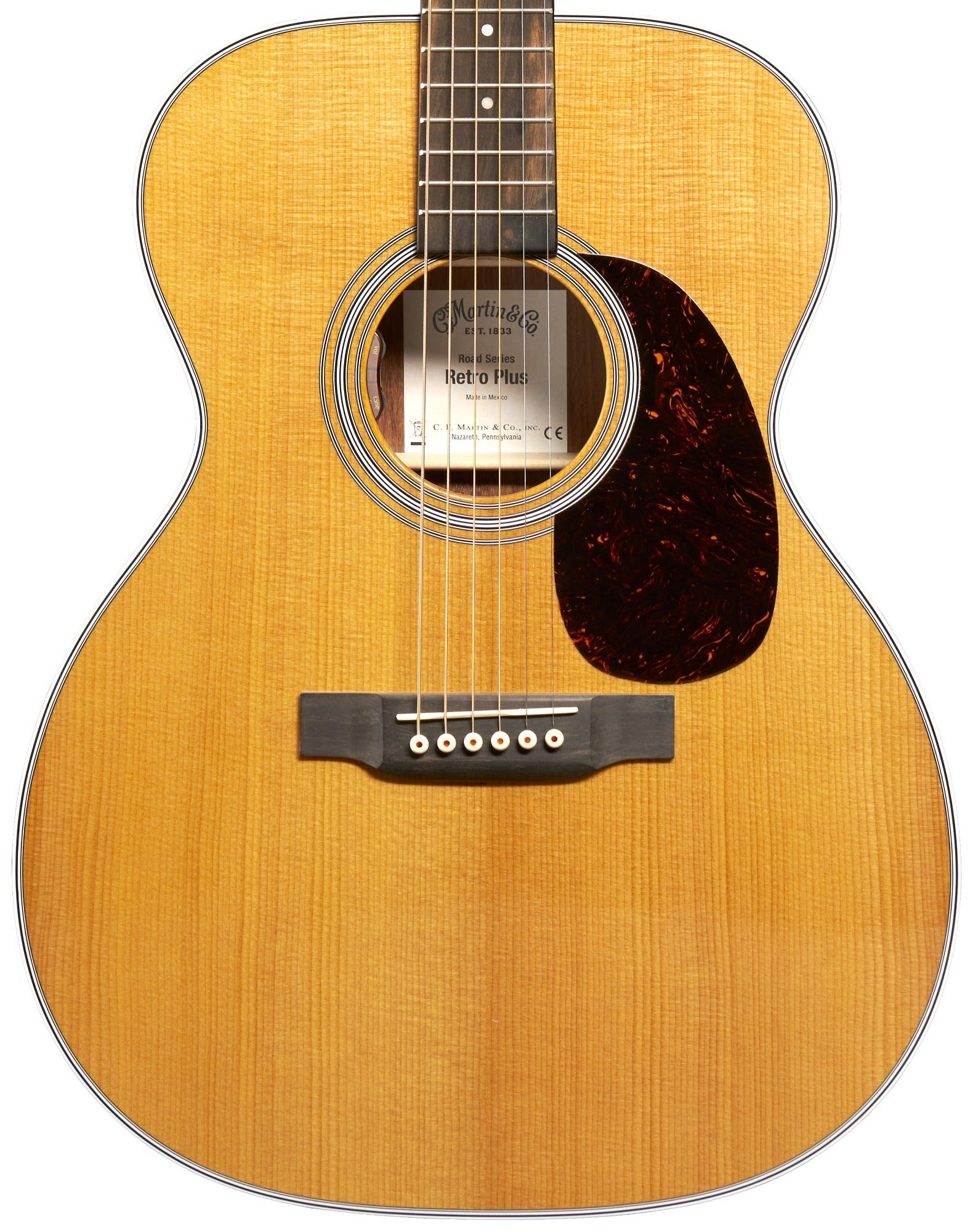 Martin 000E Retro Plus Granadillo Acoustic Electric Guitar with Soft Case