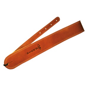 Martin 18A0012 2.5 Inch Ball Glove Leather Guitar Strap Brown