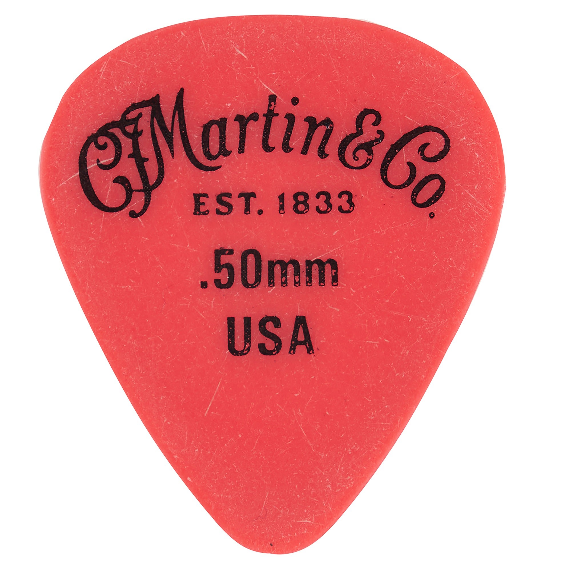 Martin 18A0152 Delrin Picks Red