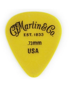 Martin 18A0154 Delrin Picks Yellow