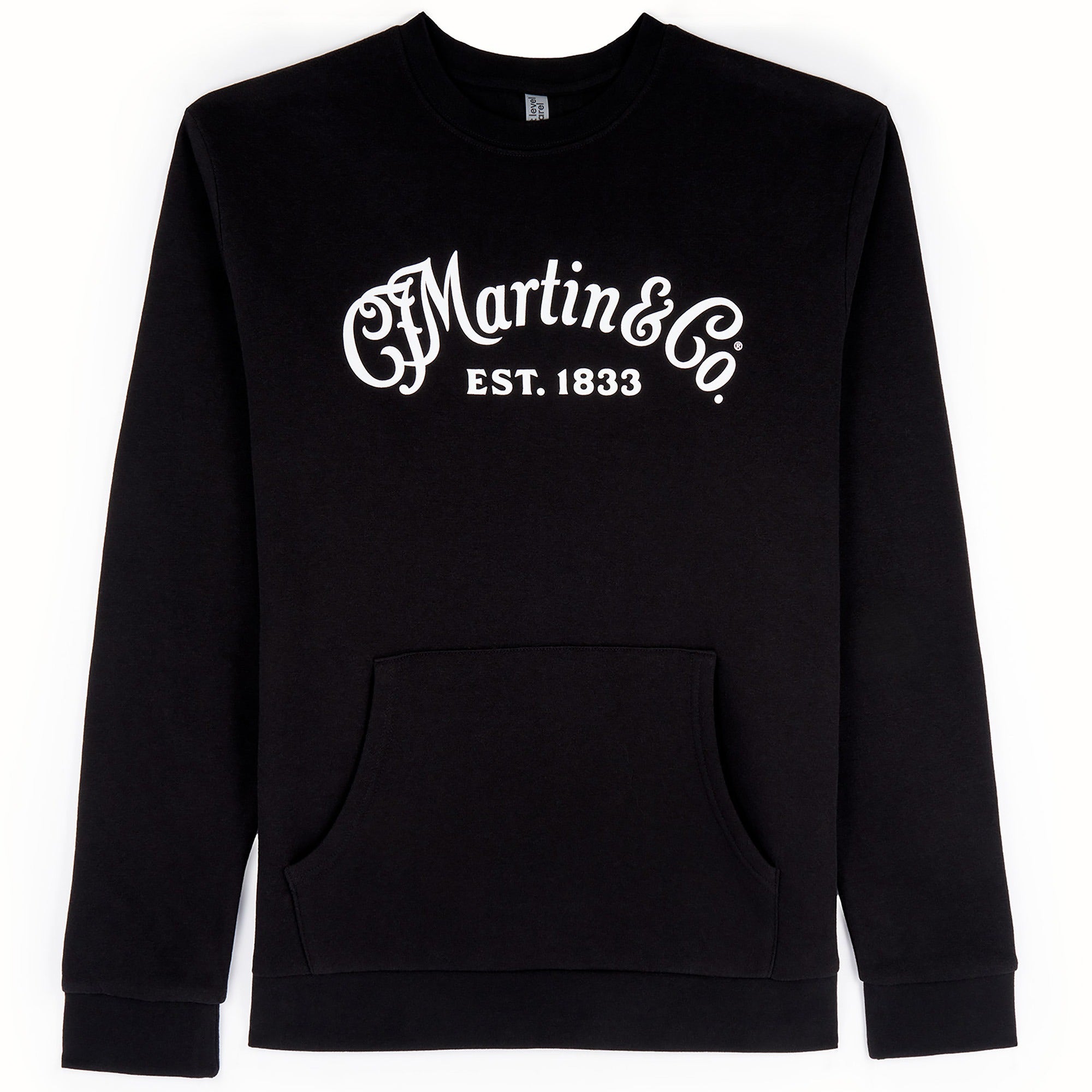 Martin 18CM02702X Logo Pocket Crewneck Sweatshirt Black 2X