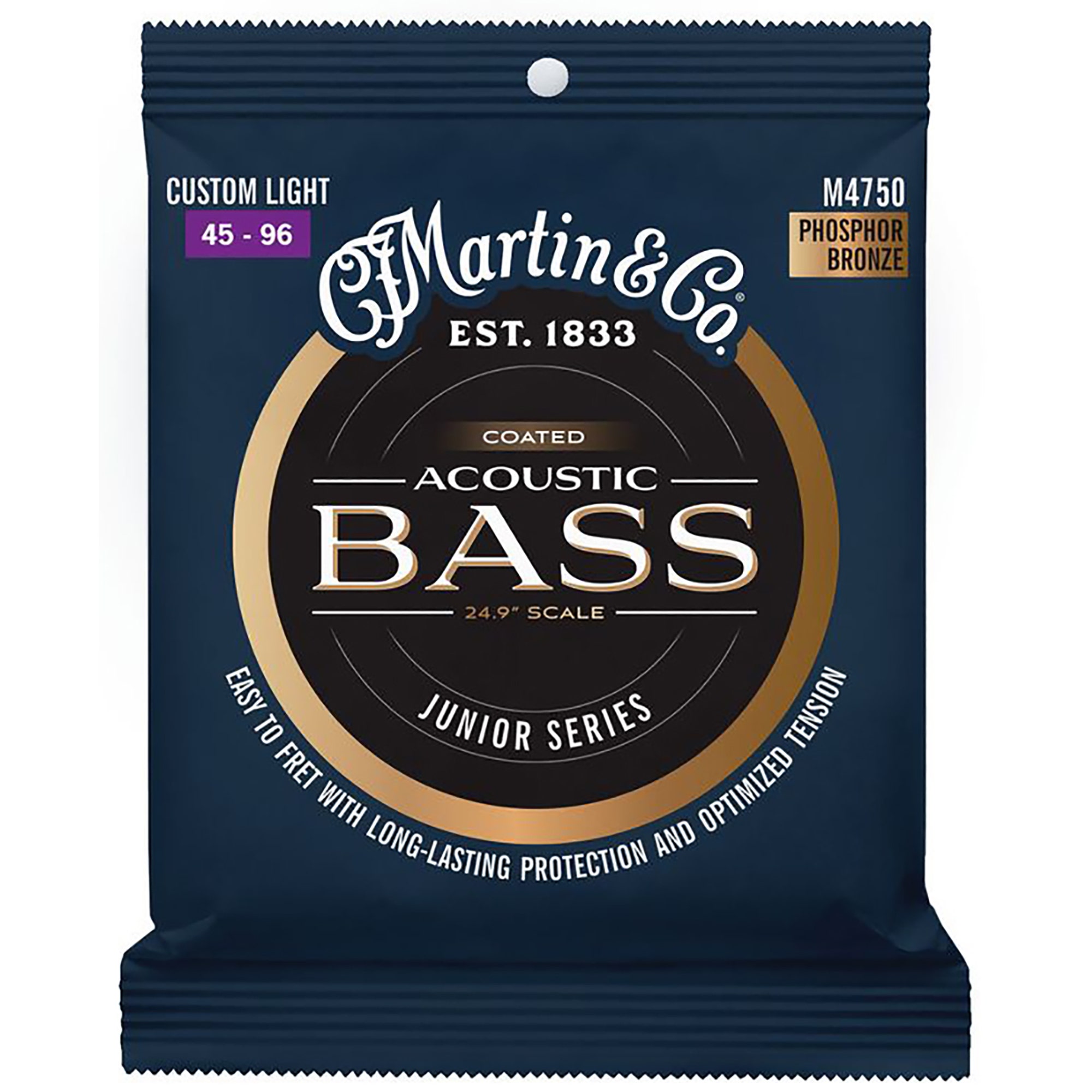 Martin 41Y25M4750 Coated Short Scale Acoustic Bass Strings