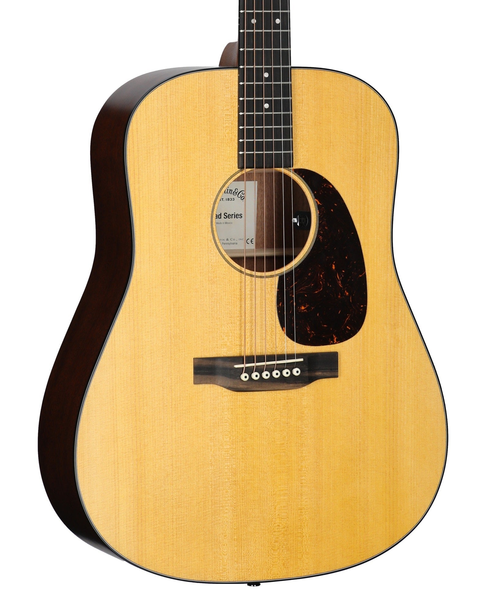Martin D-10E Retro Acoustic Electric Guitar with Soft Shell Case
