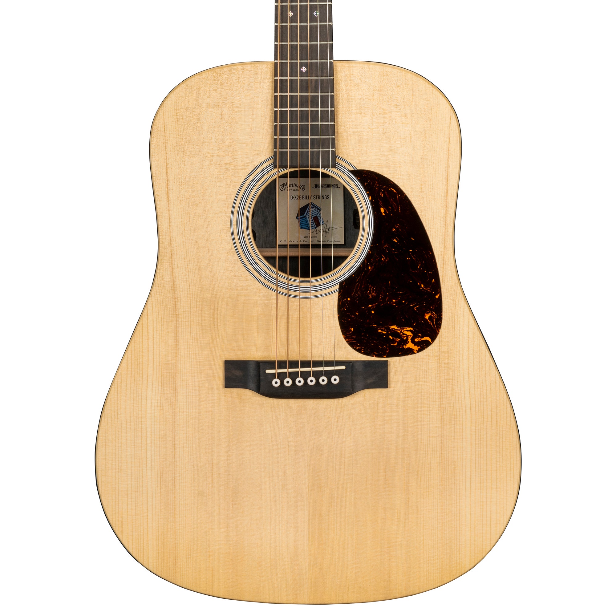 Martin D-X2E Billy Strings Acoustic Electric Guitar with Softshell Case
