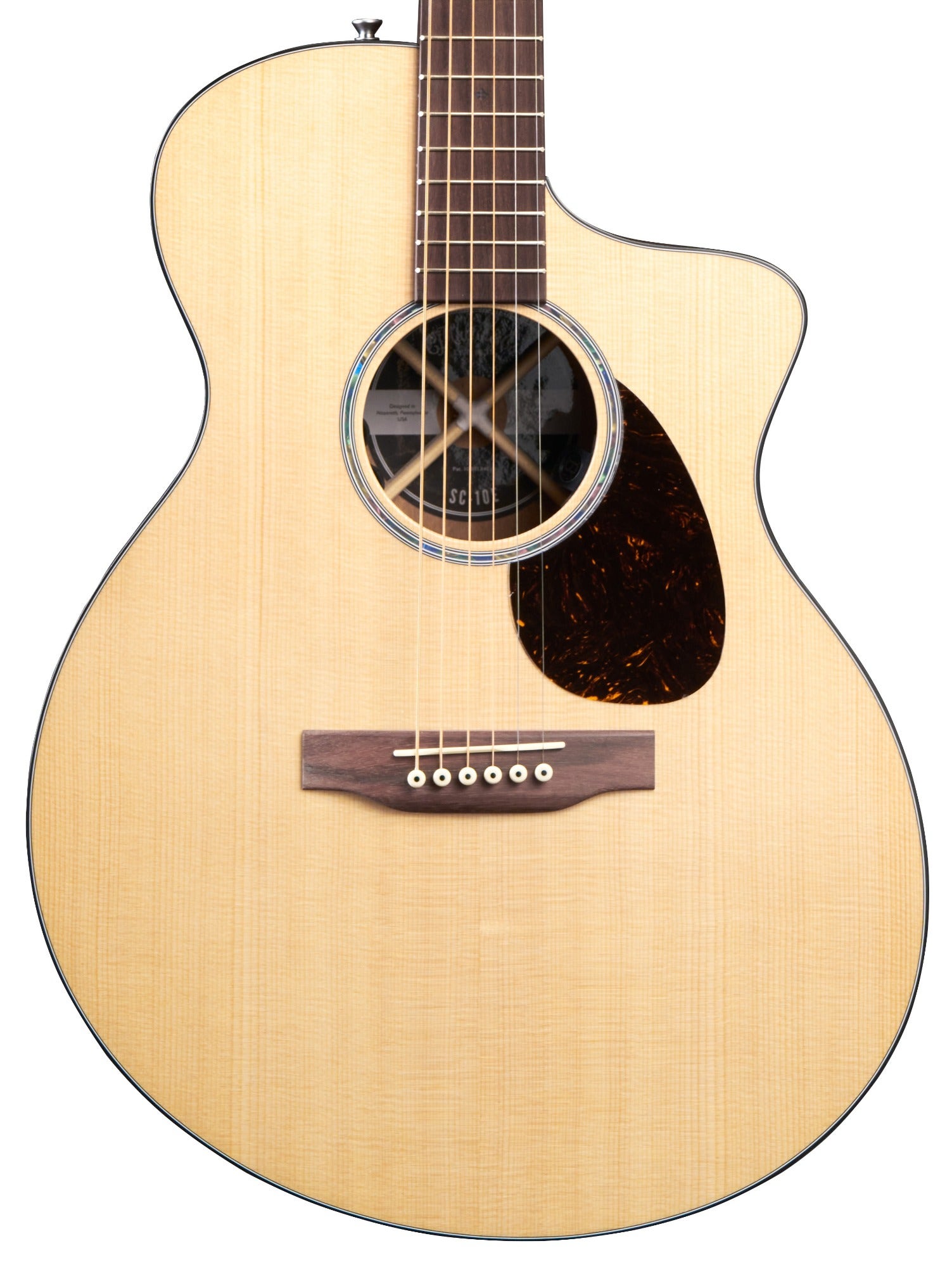 Martin SC-10E Modern Acoustic Electric Guitar with Soft Case
