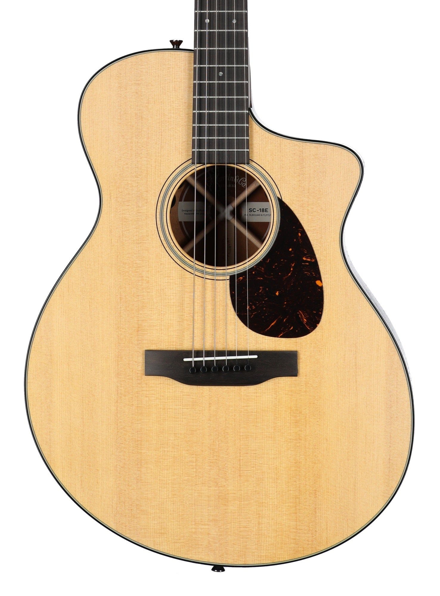 Martin SC-18E Acoustic Electric Guitar with Fishman and Case