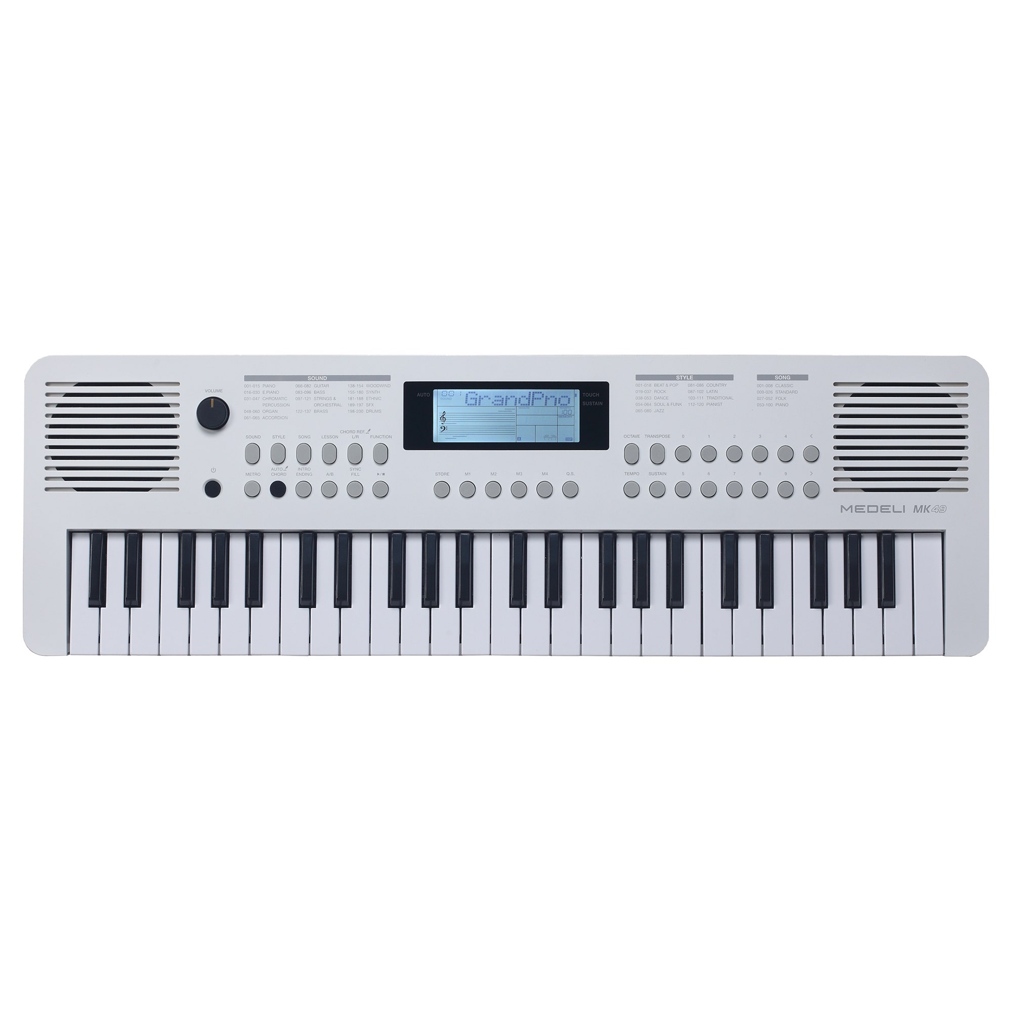 Medeli MK49 49-Key Portable Keyboard