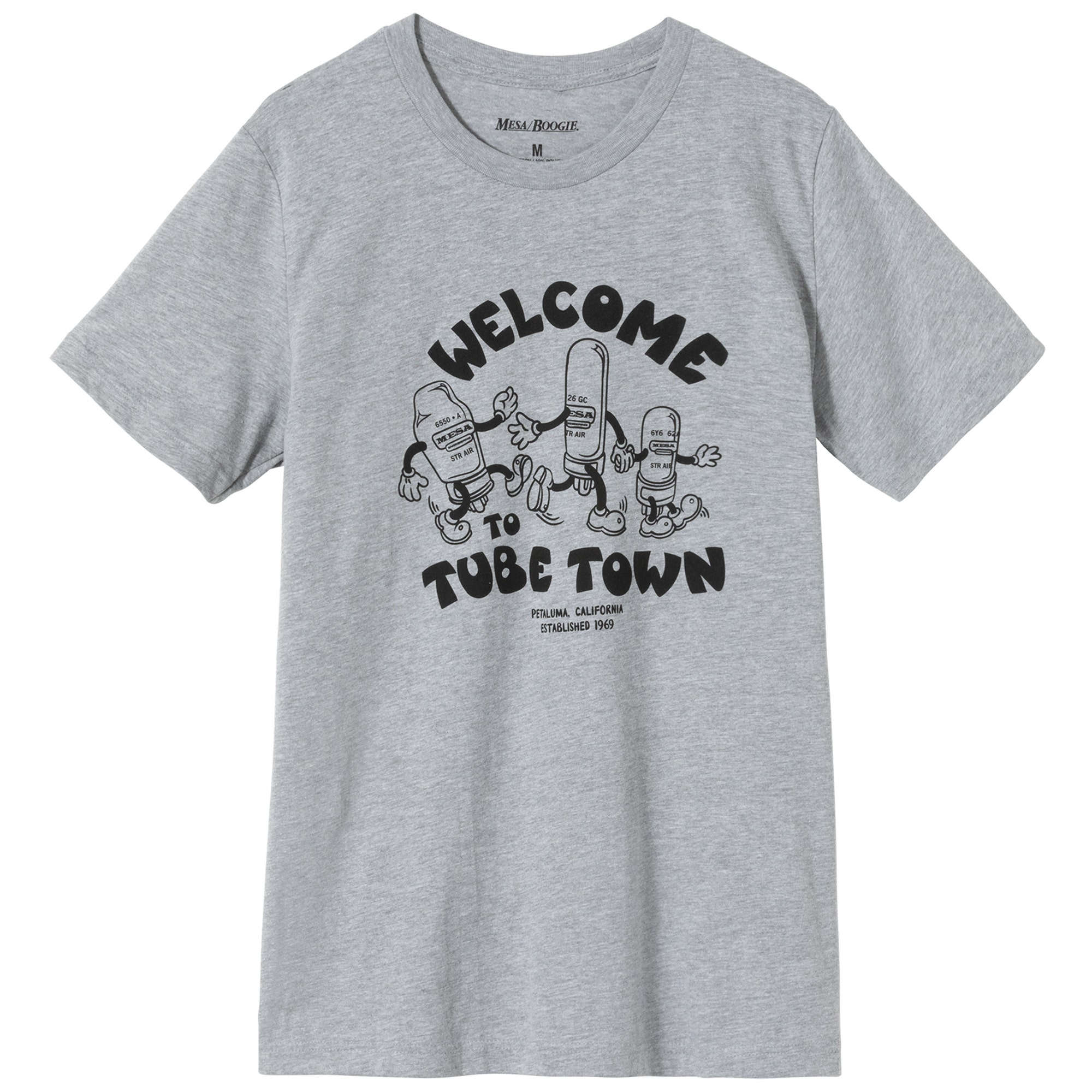 Mesa Boogie Welcome to Tube Town Tee Gray
