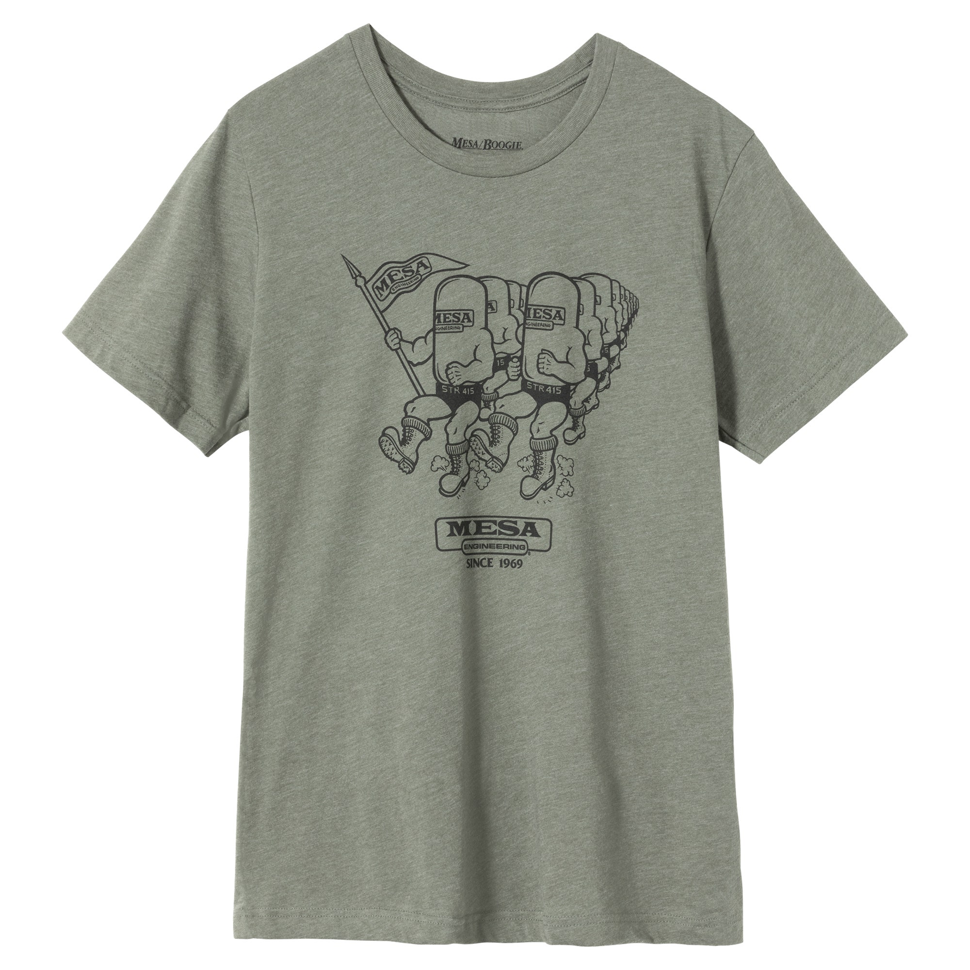 Mesa Boogie Marching Tubes Tee Army Green