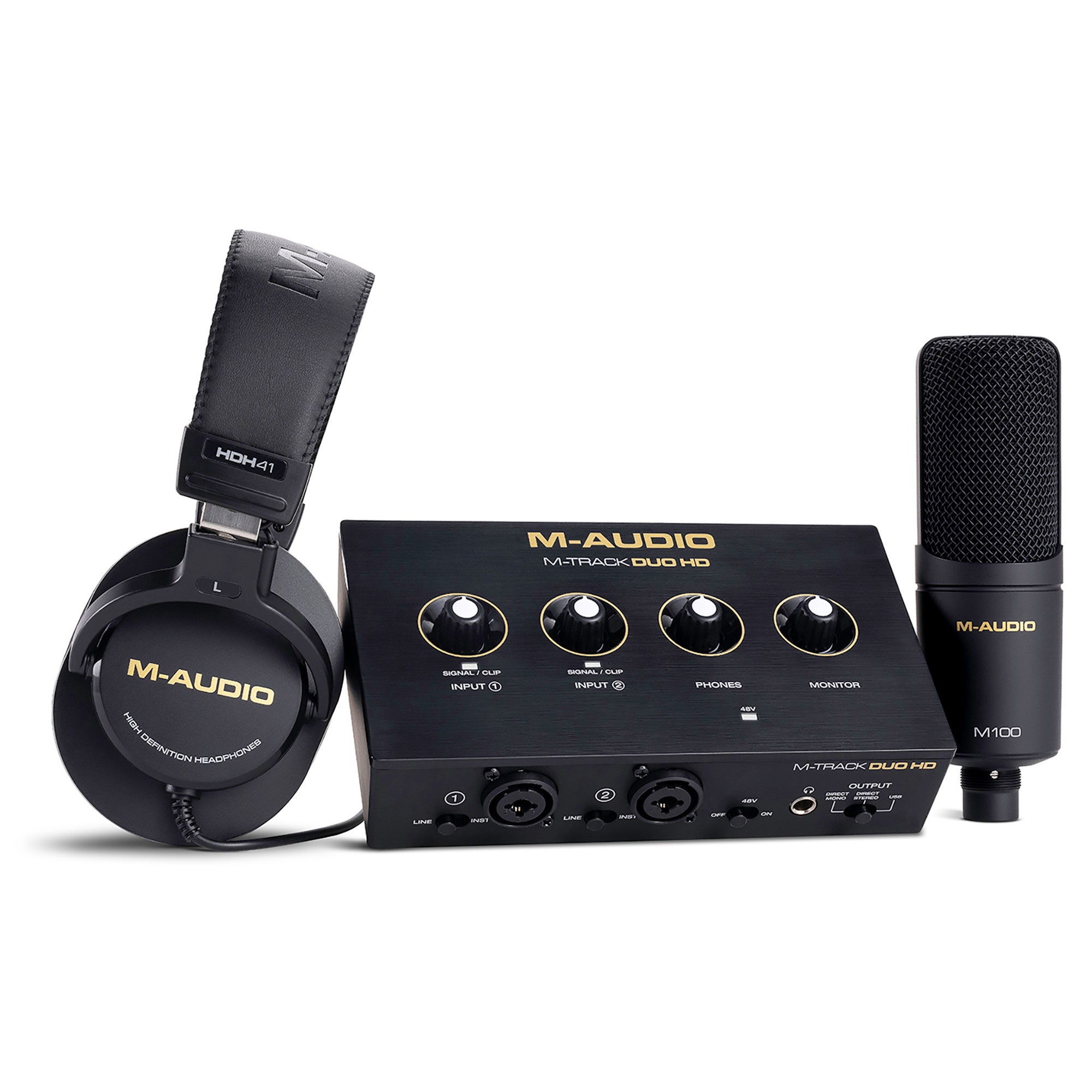 MAudio M Track DUO HD Producer Pack