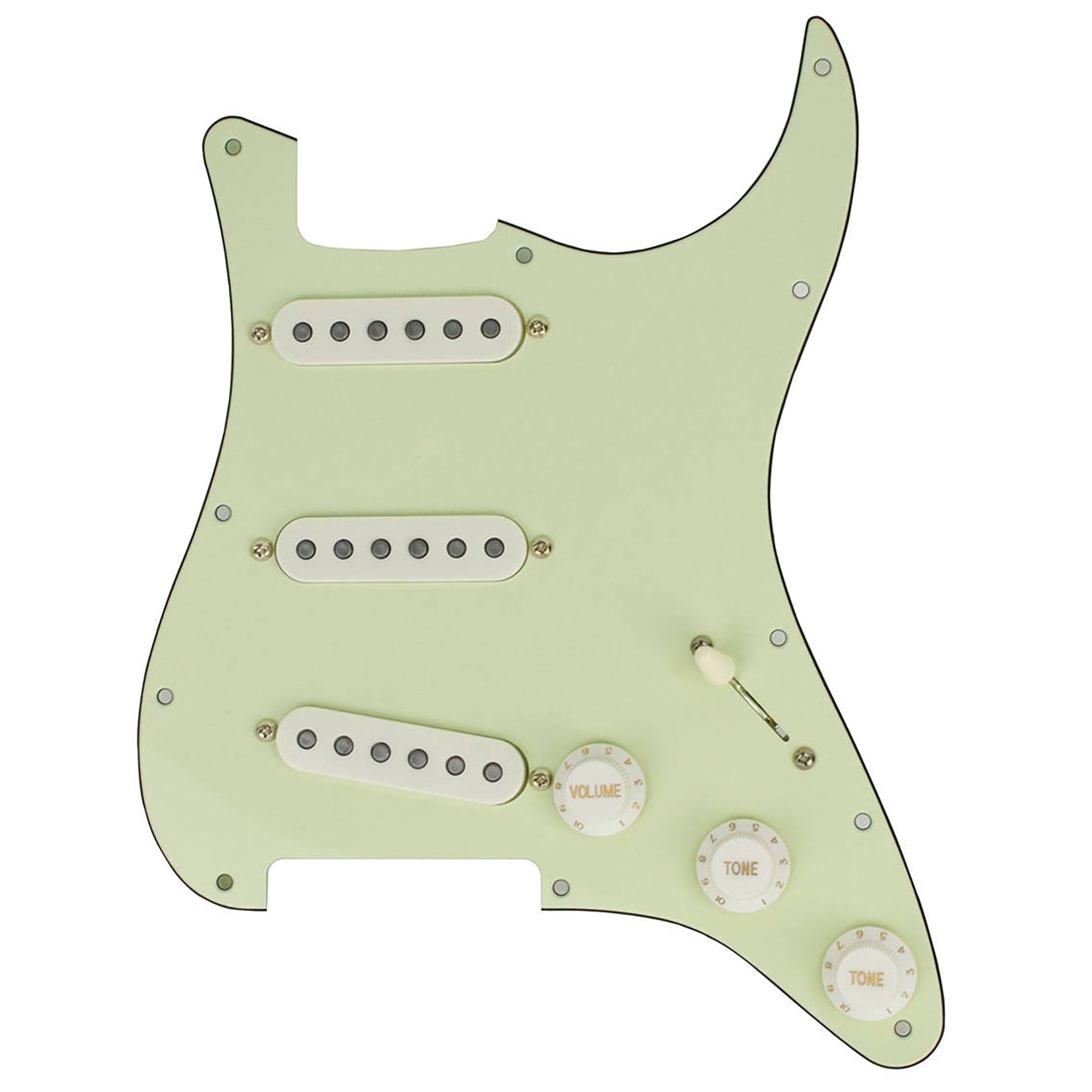 Mojotone 67 Quiet Coil Hot Bridge Prewired Guard