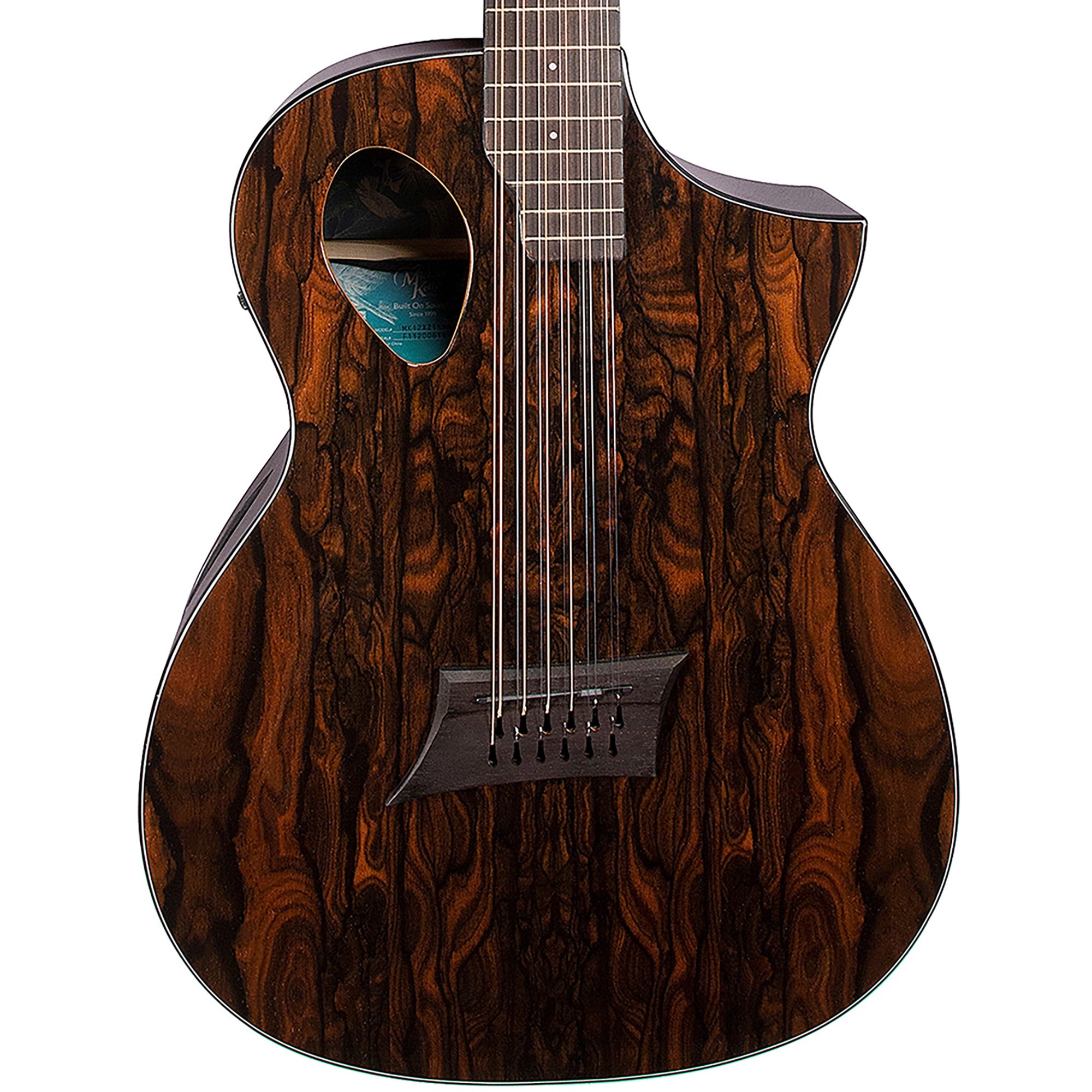Michael Kelly Forte Port 12 Randy Jackson of Zebra Signature 12-String with Case
