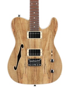 Michael Kelly 58 Thinline Semi-Hollow Spalted Maple