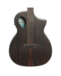 Michael Kelly Forte Port Exotic Java Ebony Acoustic Electric Guitar