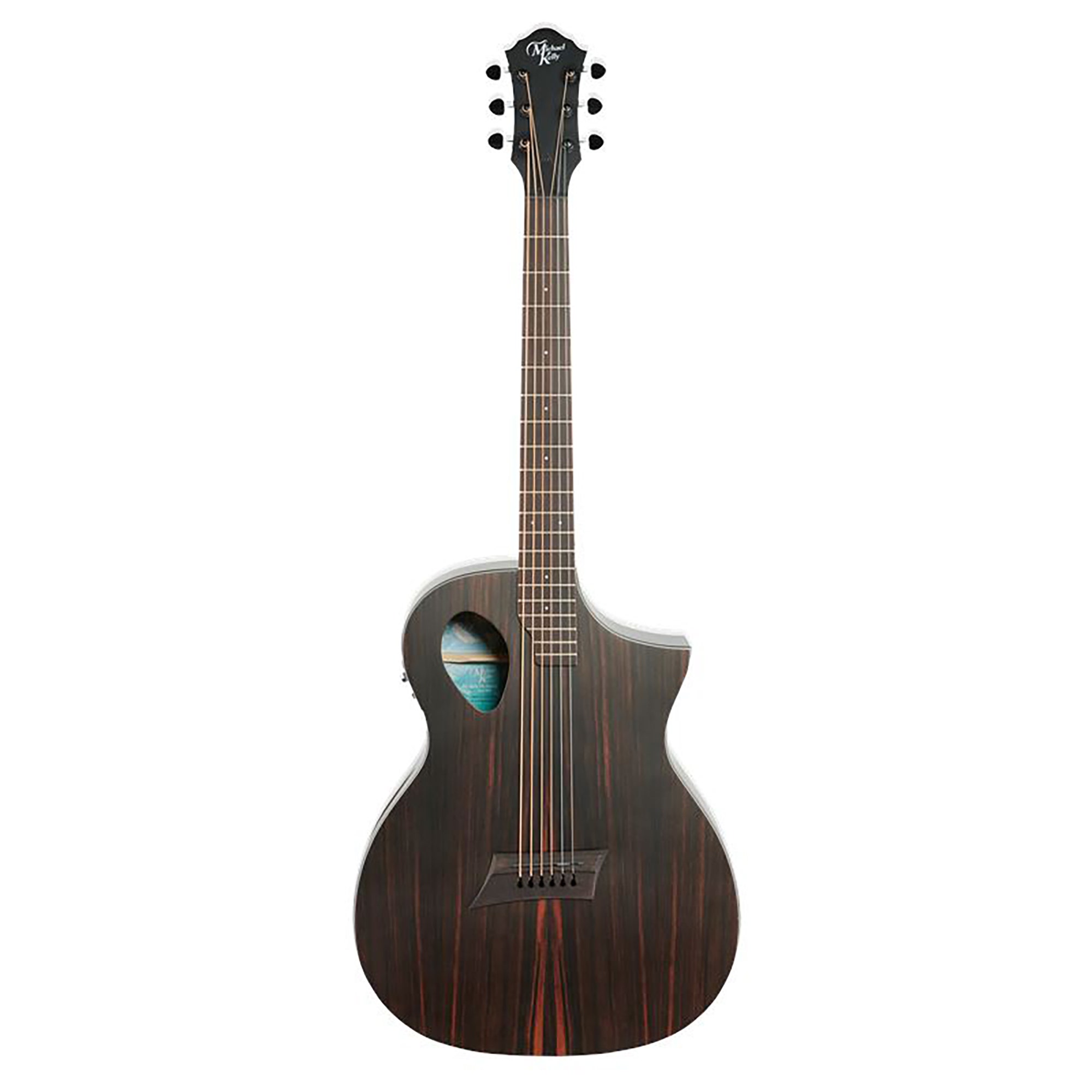 Michael Kelly セミアコギター スペシャル ギグバッグ ストラップ付 Michael Kelly Forte Exotic JE Acoustic Electric Guitar | American